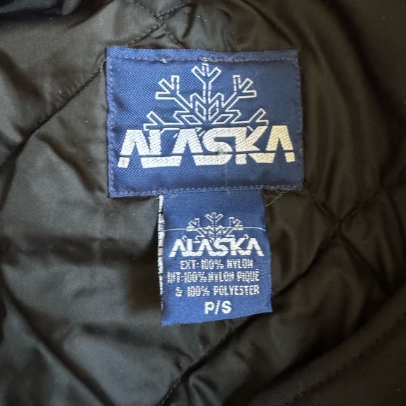 VTG ‘90s Alaska Racing Jacket Black Purple Orange Size: S - Picture 9 of 11